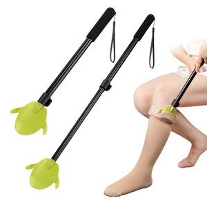 Customizable Luxury Stainless Steel Shoe Horn Long Short Various Sizes Shoe Plastic Handle Leather Shoe Horn - Product Image 1