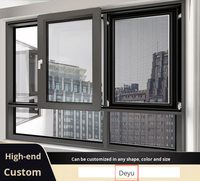Fenêtre coulissante en aluminium extrêmement hermétique série 120 |   Verre à double rupture de pont thermique Low-E pour villa côtière et salle de bain