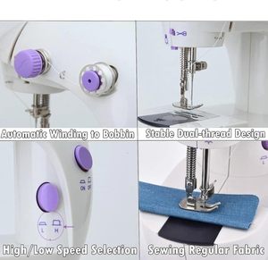 Nouvelle machine à coudre portable moderne pour vêtements, machine à coudre électrique mini domestique pour la maison - Product Image 6
