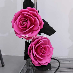 Wedding Decoration <b>Large</b> Rose <b>Flower</b> Floral Arrangement <b>Artificial</b> Giant <b>Flower</b> for Windows Display Store Decoration - Product Image 2