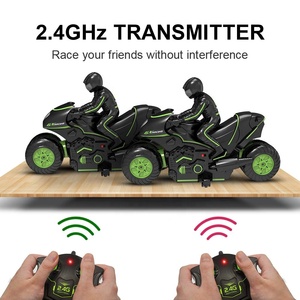 Moto jouet RC, moto à dérive rotative à 360 degrés, <span class=keywords><strong>voiture</strong></span> <span class=keywords><strong>télécommandée</strong></span> pour jeu de moto <span class=keywords><strong>télécommandée</strong></span> à grande vitesse - Product Image 3