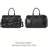 Sac de Voyage en Cuir Gaufré Façon Croco Noir avec Logo Personnalisé, Sac de Week-end de Luxe Grande Capacité pour Hommes, Vente en Gros 2026