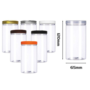 100ml 120ml 150ml 200ml 250ml 300ml 400ml 500ml 800ml Pet rõ ràng nhựa Cookie thực phẩm <span class=keywords><strong>Jar</strong></span> cho gia vị - Product Image 2
