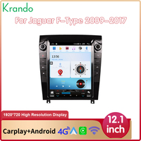 Navigation GPS de style Tesla 12,1'' pour Jaguar F-Type 2009-2017 Autoradio multimédia Android Stéréo CarPlay sans fil 4G WIFI