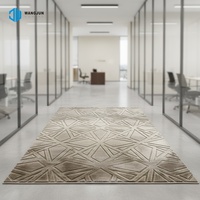 Tapis en polyester Raschel 100% avec motif en relief 3D, tapis de sol antidérapant pour salon, chambre à coucher, tapis décoratifs