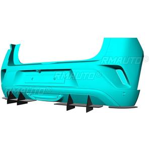 Rear Bumper Spoiler Lip Diffuser Modification Part For Opel <strong>Mokka</strong> <strong>e</strong> 2021-2025 Bumper Guard Protector Cover Car Accessories - Product Image 4