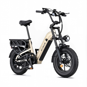 Bicicletta elettrica con pneumatici fat da 16 pollici <span class=keywords><strong>x</strong></span> 4.0, motore anteriore brushless da 750W, doppia batteria al litio da 48V, <span class=keywords><strong>e</strong></span>-bike a lunga autonomia - Product Image 4