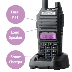 Handheld Baofeng uv-82 Hochleistungs-Tri-Power 8W UHF/UKW Amateurfunk 2-Wege-Funkgeräte Inter phone Walkie Talkie Baofeng BF-82