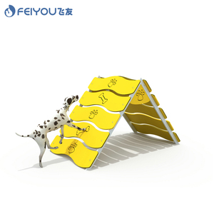 Dayanıklı plastik Metal Pet oyun ekipmanları köpek parkları bahçeleri okullar eğitim tesisleri havaalanları konut kamu - Product Image 1