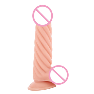 Lebensechte Strapon Dildo Adult Sex Tools Europäisch Amerikanische Frauen Masturbation Großer Saugnapf Simulation Penis mit RoHS CE - Product Image 3