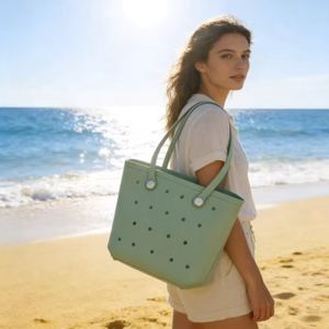 Sac de plage, de <span class=keywords><strong>bateau</strong></span> ou de piscine personnalisé, <span class=keywords><strong>petit</strong></span>, imperméable, lavable, en EVA, léger, mignon, <span class=keywords><strong>petit</strong></span> sac en caoutchouc et silicone pour enfants - Product Image 2