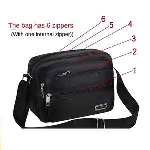 New Casual Shoulder & Crossbody <b>Bag</b> for <b>Men</b> and Women-Multi-layer Business Travel <b>Bag</b> with Large Capacity - Product Image 1