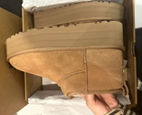 Chaussures d'hiver de luxe pour l'extérieur, bottes de neige avec doublure intérieure épaisse, semelle épaisse et chaude, chaussures en coton, semelles en caoutchouc, bottes de neige de marque de créateur
