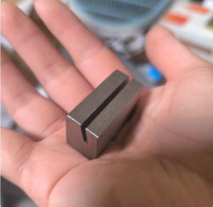 4 cm recht roestvrijstalen displaylabel prijskaartje visitekaartje desktop notitieblok berichtbasisstandaard desktop organizer - Product Image 3