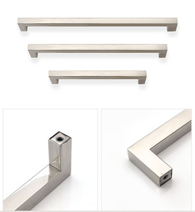 Manijas para muebles, manijas largas de níquel cepillado para gabinete - Product Image 5