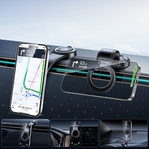 Großhandel Magnetischer Schlauchhalter Handyhalterung Mini Magnetische Mobiltelefon-Autohalterung - Product Image 4