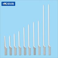 Couteau oscillant à lame incurvée en carbure de tungstène, taille personnalisable pour machine de découpe oscillante numérique CNC, HWR-33/1