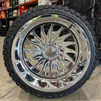 Jantes forgées FANXI finition noir brillant 24x14 8x180 8x6.5 pour GMC Sierra 2500HD Denali Sema 20x10 22x12 8x170 6x139.7 Jantes en alliage