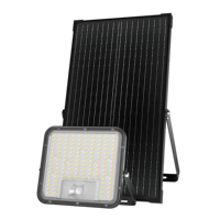 Projecteur LED solaire 80W, super haute luminosité, série Cube, IP65, grande zone d'éclairage pour jardin, rue, parking