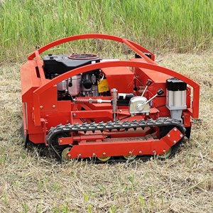 Tondeuse robot sans fil industrielle MJYL 2024 48V télécommandée, mini-tondeuse à chenilles 4 temps pour une tonte efficace en pente - Product Image 6