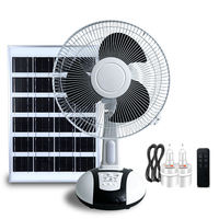 Ventilateur de table portable double alimentation AC/DC, nouveau refroidisseur solaire rechargeable, mini équipement de refroidissement abordable à prix réduit, vente chaude
