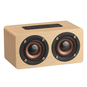 Portable Wireless Speaker Wood Sound Bar with Active BT 5.0 1200mAh Battery Super Bass <strong>Stereo</strong> Handheld <strong>System</strong> - Product Image 4