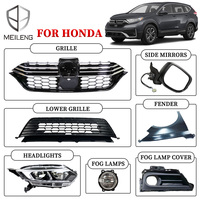 Parachoques Delantero y Trasero de Plástico para Automóvil Honda Civic, City, CR-V, Accord, Fit, Jazz, Odyssey, Vezel, HR-V 2015 2020 2021 2022 2023