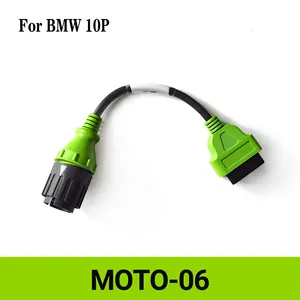 Diagnóstico da motocicleta do cabo do adaptador do varredor OBD2 para BMW 10P para Ducati 4P KAWASAKI-2/4P SUZUKI-2/6P para o conector Harley-4P/6P