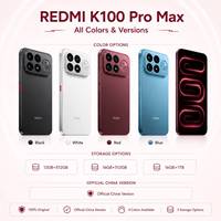 Nouveau Smartphone Android Redmi MI Original REDMI K100 Pro Max 5G 2026 avec Appareil Photo 200MP, Écran 6,9 Pouces et Charge Rapide 100W