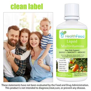 Multivitaminas Líquidas de Alta Calidad con Aminoácidos que Ayudan a Apoyar la Energía Natural y la Memoria, Sin Azúcar, Vitamina B6 Líquida Diaria - Product Image 6