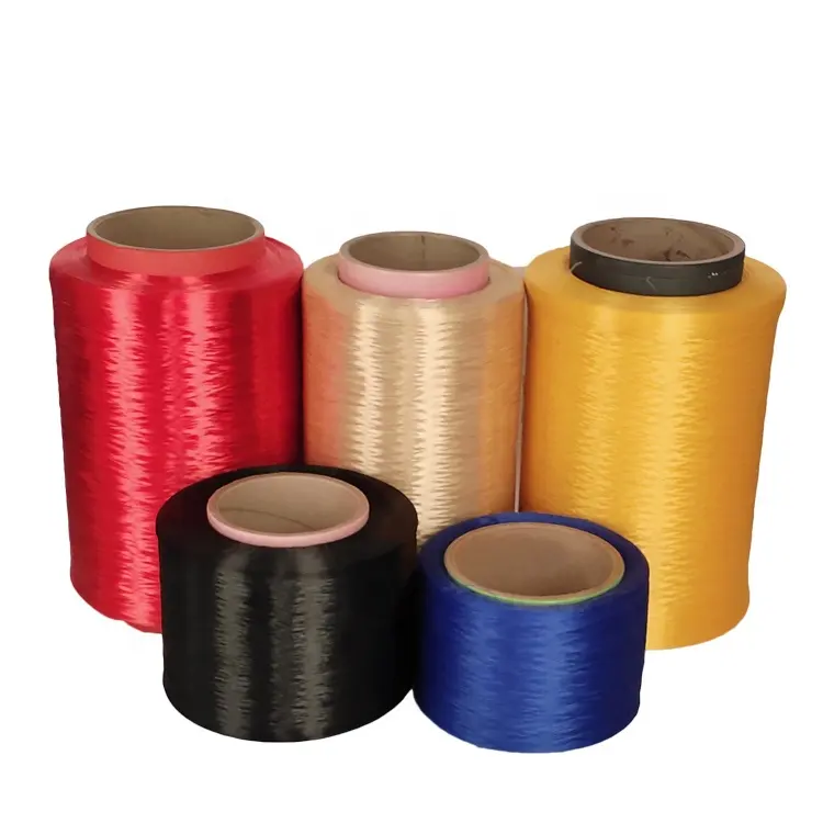 Yüksek mukavemetli sanayi 1000d tgy polyester filament iplik