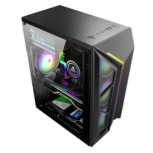 High Quality Gaming PC Desktop Computer Gaming RGB Micro ATX Computer Case Frame Chassis Towers PC Case