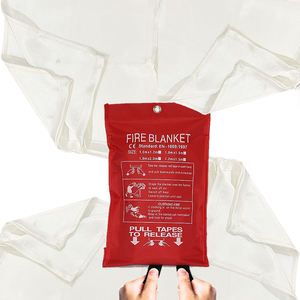 Огнеупорное одеяло из стекловолокна ультратонкое, 0,4 мм |   Температуростойкость 800+ |   Многоразовое противопожарное одеяло 120x180 см - Product Image 1