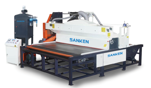 Machine de sablage automatique horizontale pour verre, machine de sablage pour verre, machine de fabrication de verre givré - Product Image 6