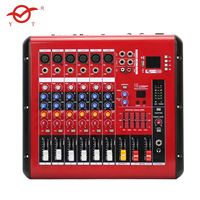 Console de mixage numérique Yamaha 1U avec compresseur RF 110 GHz pour radio FM, petite console sonore alimentée 6060 3N1 pour concerts et streaming en direct