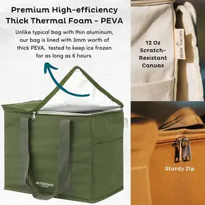 Lancheira térmica personalizada reutilizável, bolsa térmica para carregar o gelo, melhor térmica para acampamento, lancheira de couro isolado, para piquenique