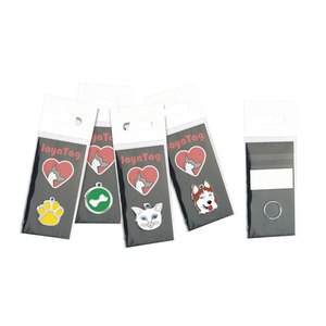 Ciondolo Animale in Osso Rosso 19X30 mm Collana con Targhetta - Product Image 3