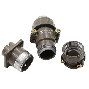 Connecteur aviation P20K6Q, prise et fiche 4 et 7 broches, connexion rapide pour machine à souder, IP66, alliage d'aluminium - Product Image 2