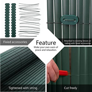 PVC hàng rào tấm tái chế nhựa riêng tư hàng rào trellis cho vườn/ban công/bảo vệ/sân sau - Product Image 2