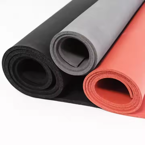 Haute densité <span class=keywords><strong>1mm</strong></span>-6mm ignifuge haute température gris rouge éponge Silicone <span class=keywords><strong>caoutchouc</strong></span> mousse <span class=keywords><strong>feuille</strong></span> rouleau pour presse à chaud Machine avion - Product Image 2