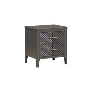 Stylish Modern Wooden Nightstand <b>Bedside</b> <b>Table</b> with 2 Drawers Bedroom Furniture Storage Cabinet for Home Decor - Product Image 1