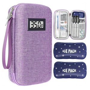 OEM Service Insulin <b>Cooler</b> Travel Case with Ice Packs Temperature Display TSA Approved Medication <b>Cooler</b> for Insulin Pen - Product Image 1