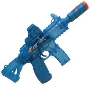 Vente en gros de pistolet à pulvérisation électrique M416, jouet pour enfants, coque transparente, lumière et son, jouet de tir en plein air pour enfants - Product Image 2