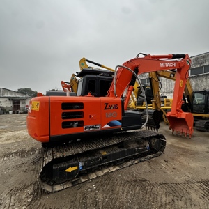 Excavadora de cadenas Hitachi ZX120 usada, 12 toneladas, modelo 2025, cucharón de 0.52m, potencia de 66Kw, 300 horas, componentes principales incluidos, en buen estado para la venta. - Product Image 4