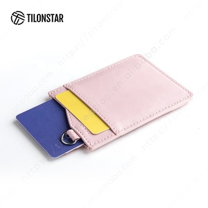 Tilonstar กระเป๋าสตางค์พร้อมสายคล้องบัตร, TVW106หนังมีช่องใส่บัตรเครดิต RFID บางเฉียบดีไซน์ตามสมัยนิยม - Product Image 5