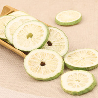 Chinese Gezonde Fruitsmaak Thee Pure Gevriesdroogde Groene Limoenplakjes Hoge Vitamine C Whitening En Afslankthee