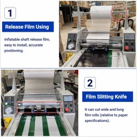 Machine à plastifier pour brochures, catalogues, livres, affiches, prospectus, menus, photos, cartes de vœux et publicités – Plastifieuse à chaud pour films plastiques
