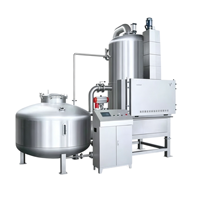 Industriële vacuüm friteuse met lage temperatuur en automatische ontvetting, PLC-gestuurde productielijn voor het maken van fruit-, groente- en zeevruchtensnacks