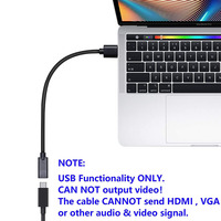 Adaptateur de convertisseur de connecteur USB 3.0 Type A mâle vers USB 3.0 Type C femelle