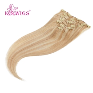 Extensions de cheveux naturels chinois Remy 100 % en gros, à clipser, cuticules alignées, double épaisseur, doux, sans perte, couleur foncée, lisses naturels. - Product Image 4